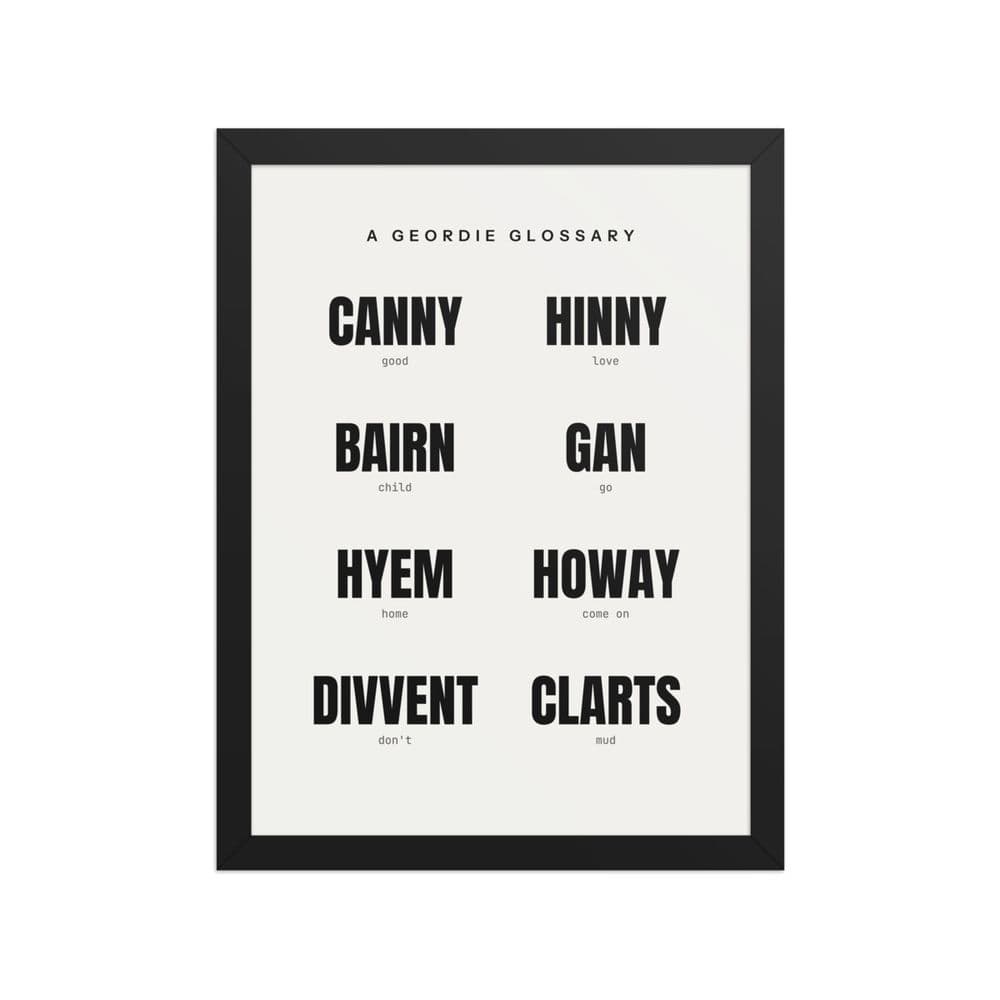 A Geordie Glossary