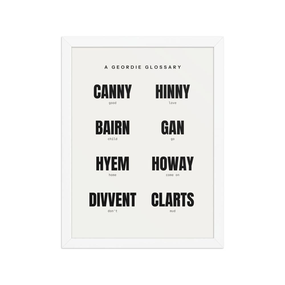 A Geordie Glossary